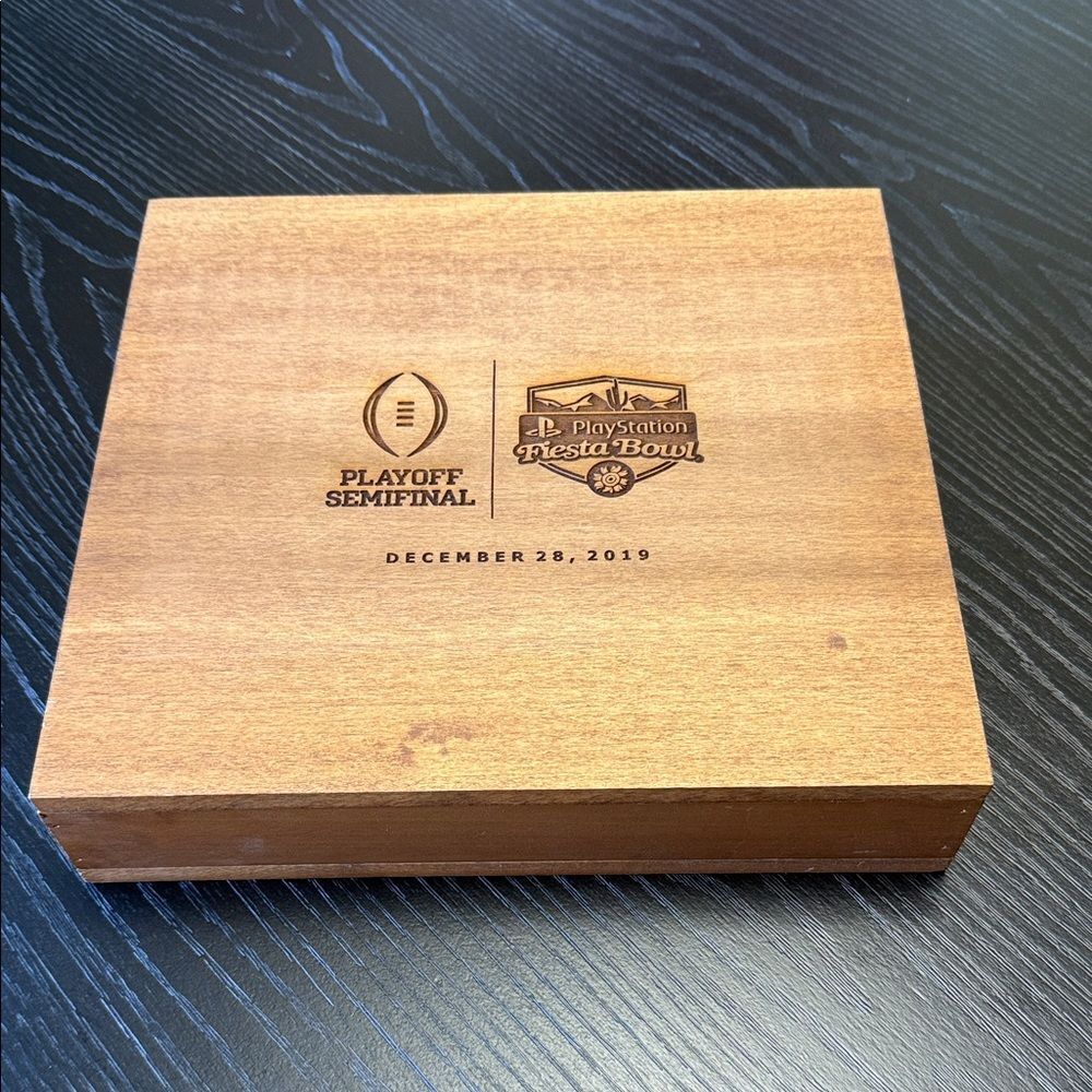 Wooden Keepsake Box Playoff Semifinal PlayStation Fiesta Bowl 2019
